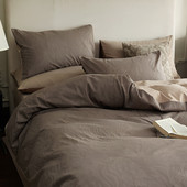 轻磨毛微提花感 100支高端长绒棉绒全棉高级感轻奢四件套