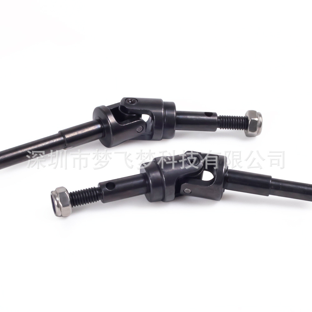 AXIAL1/6攀爬车SCX6金属前桥后桥万向结驱动轴仿真车配件
