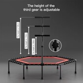 fp50寸蹦蹦床健身房商用成人跳床儿童蹦蹦床家用小孩带扶手蹦床