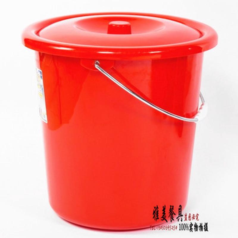 4u8k批发两个起广东塑料红色烂储水桶摔不加厚15升18升22升
