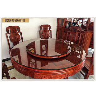 钢化玻璃厂家圆桌面桌面玻璃玻璃转盘透明钢化玻璃批发