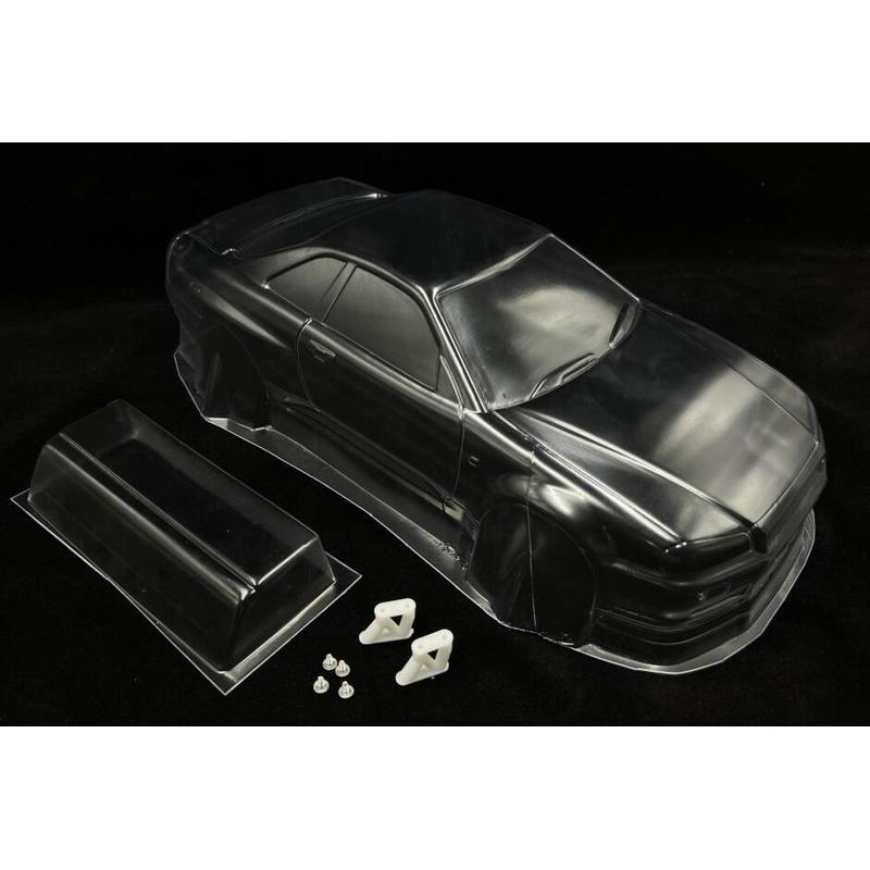 热销1/10车壳跑车壳minim车壳nissangtrr34pc平210mmtamiyam210