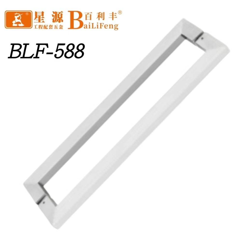 304不锈钢25*38玻璃门拉手800长