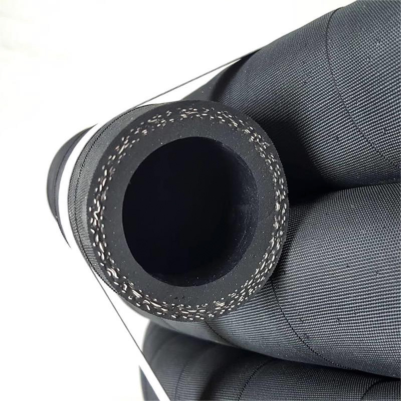 大兵液压夹布编织胶管橡胶管耐油加布腈耐高温丁输油输水橡胶管