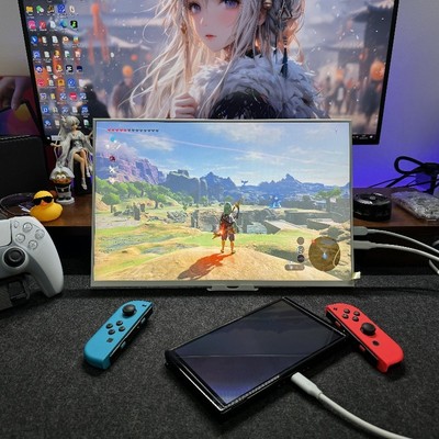 16寸便携显示器2K144HZ高刷支持电脑扩展XSS/PS5/PS4/Switch投屏