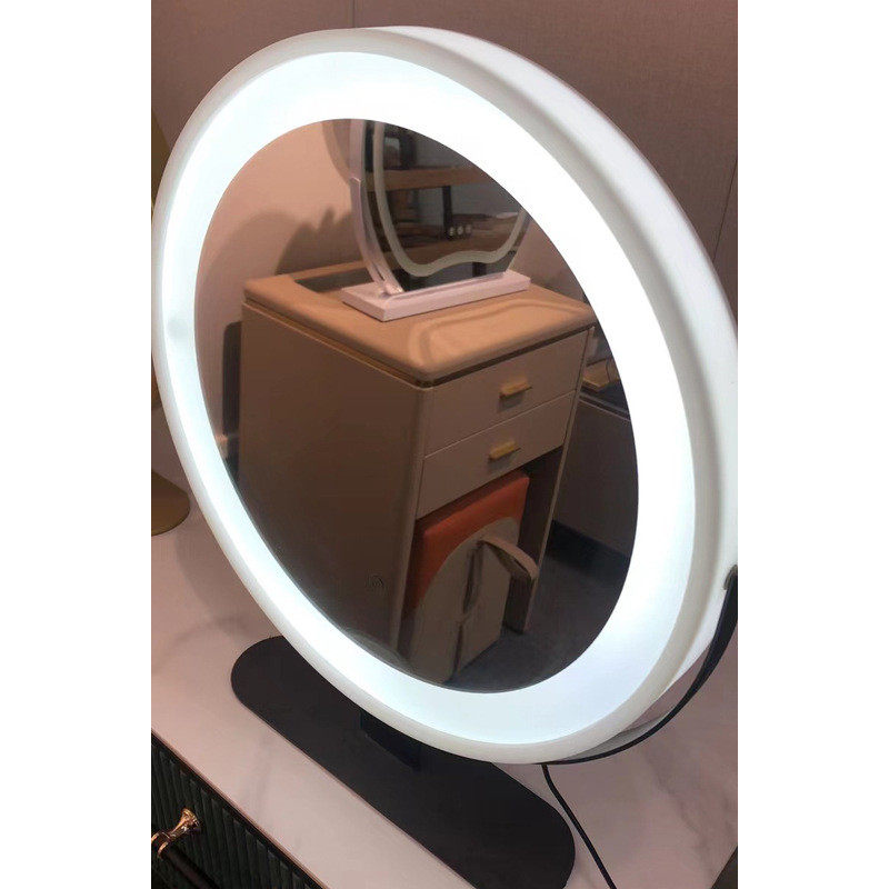 led化妆镜带灯台式桌面补智能网红ins风充电梳妆台大号光旋转镜子,家庭/个人清洁工具,随身化妆镜,淘宝优惠券,粉丝福利购,淘宝优惠卷
