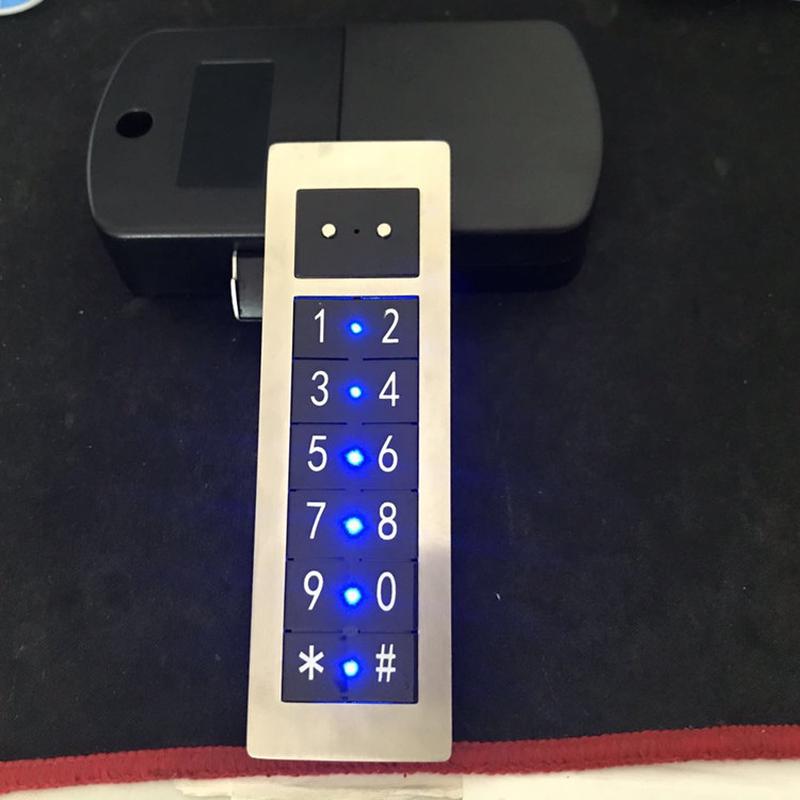 大粤发不锈钢电子密码柜锁更衣柜抽屉密码锁储物柜桑拿浴室智能锁