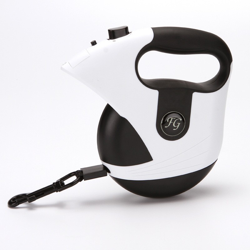 宠物带灯金毛5米自动伸缩遛狗绳夜晚中大型犬牵引绳遛狗绳