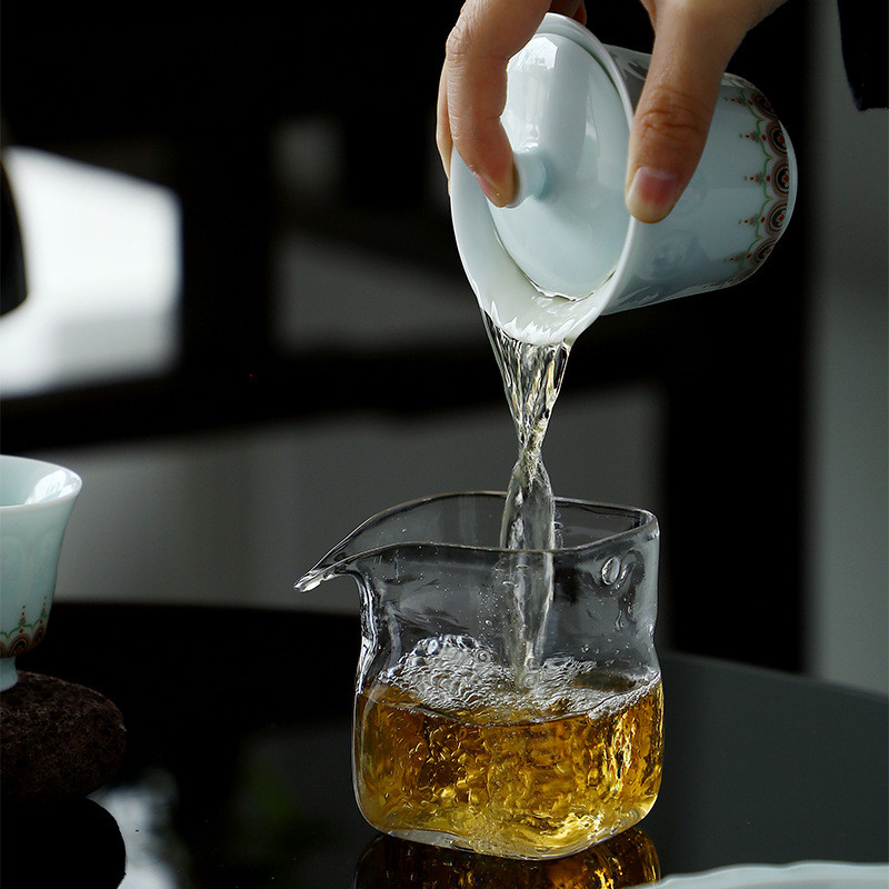 敦煌唐青万古佛盖碗 主人杯浮雕品茗陶瓷茶壶茶杯景德镇手工茶盏