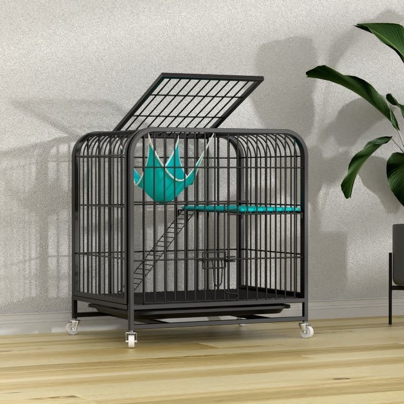 猫笼家用室内猫地铁猫屋带厕所一体式猫咪笼子不占舍猫笼结实