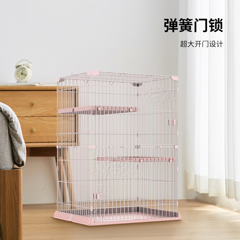 树脂猫笼子家用大空间双层别墅猫屋猫咪用品宠物三层猫房子批发