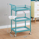 小推车厨房落地多层置物架批发可移动理发店工具车万向轮推车静音