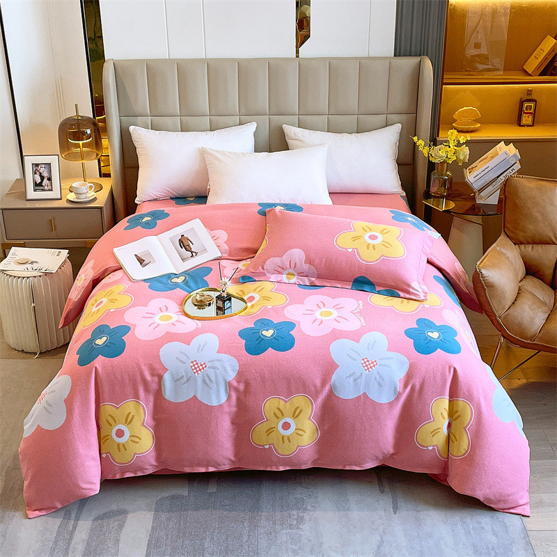 棉磨毛加厚保暖被套单件100棉秋冬双人床被单200x230单人被罩