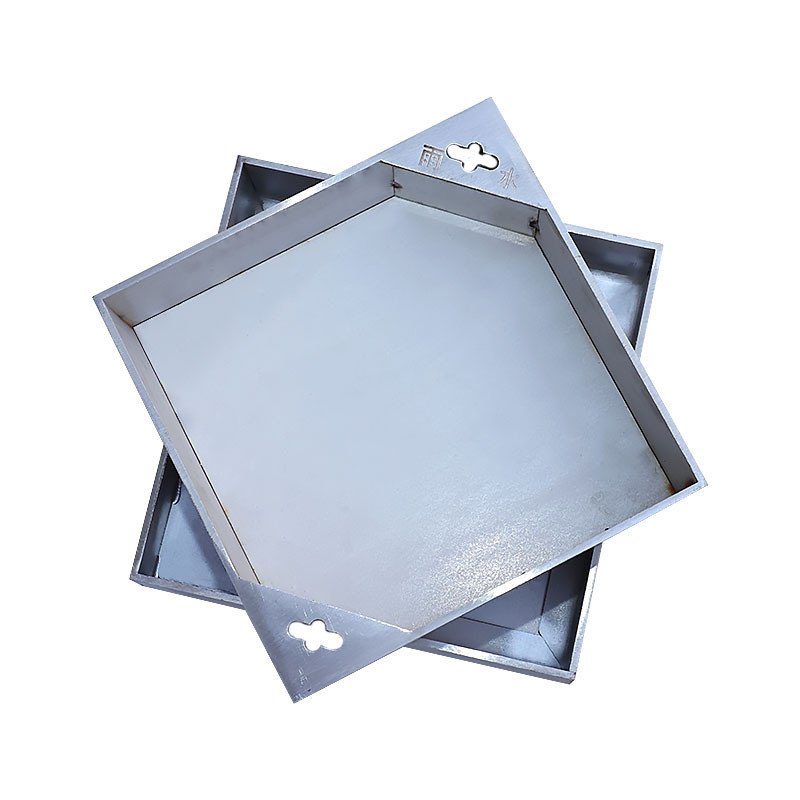 来图定制不锈钢井盖方形装饰井盖井盖式隐形排水沟盖板方形下沉