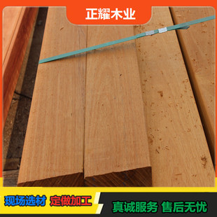 烘干防火阻燃柚木家具板材梁柱结构材胶合防腐碳化木地板扶手栏杆