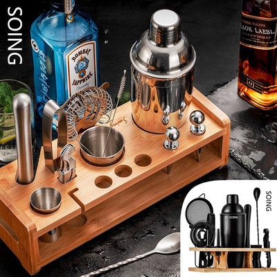 热销进口soing304调酒器套装摇酒杯调鸡尾酒调酒专用专业调酒师工