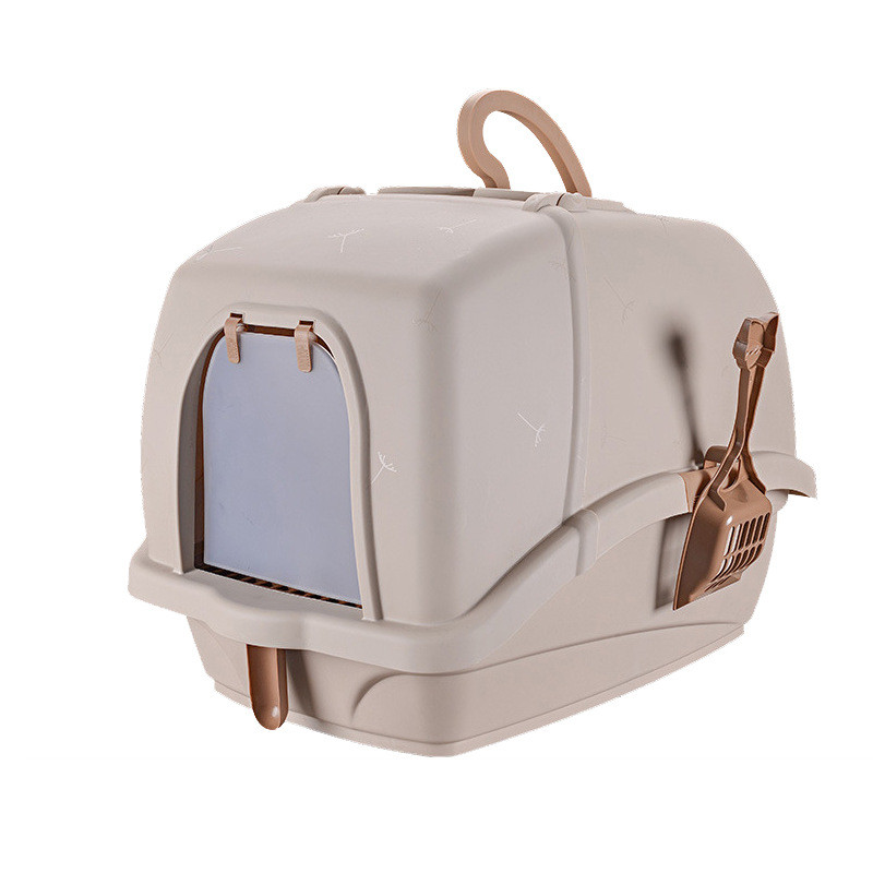 厂家直销猫砂盆豪华超大号全封闭式便盆溅除臭猫厕所防猫用品批发