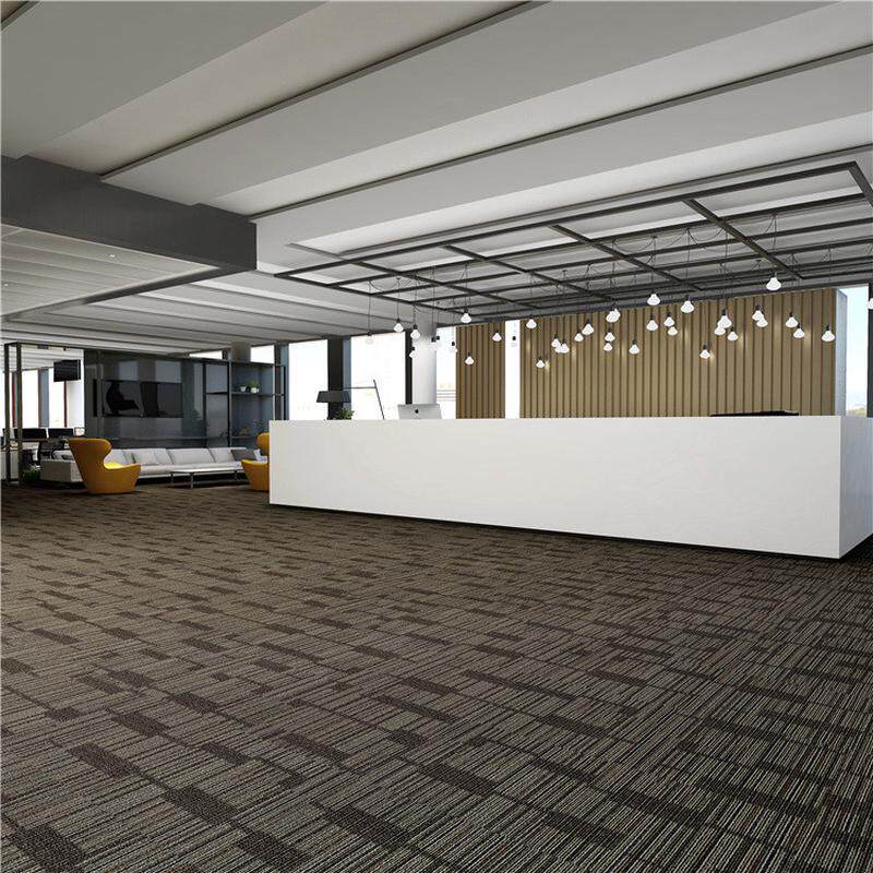办公室方块地毯沥青丙纶满铺写字楼公司展厅商用工程耐磨地毯拼接