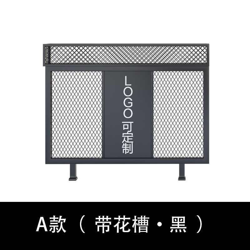 工业风花架扶手栅栏餐厅卡座酒吧屏风过道简约装饰铁艺矮隔断绿植