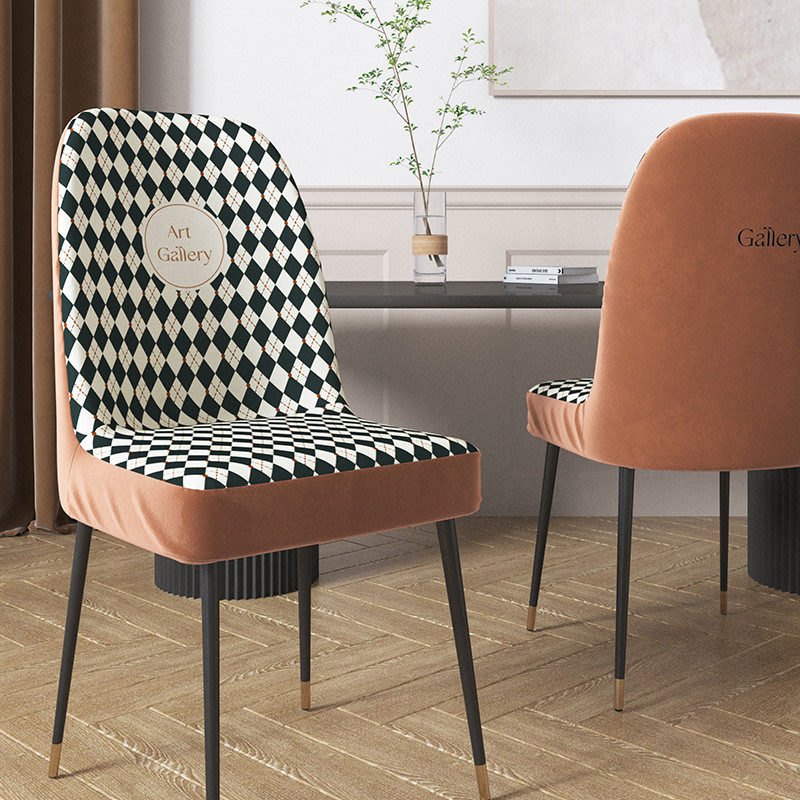 0wyv椅子套罩加厚弹力椅套弧形凳子套2024新款通用家用餐桌座