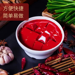 巧丫巧鲜冻鲜鸭血浆川渝火锅食材10斤整箱商用500g液氮锁鲜生鸭血