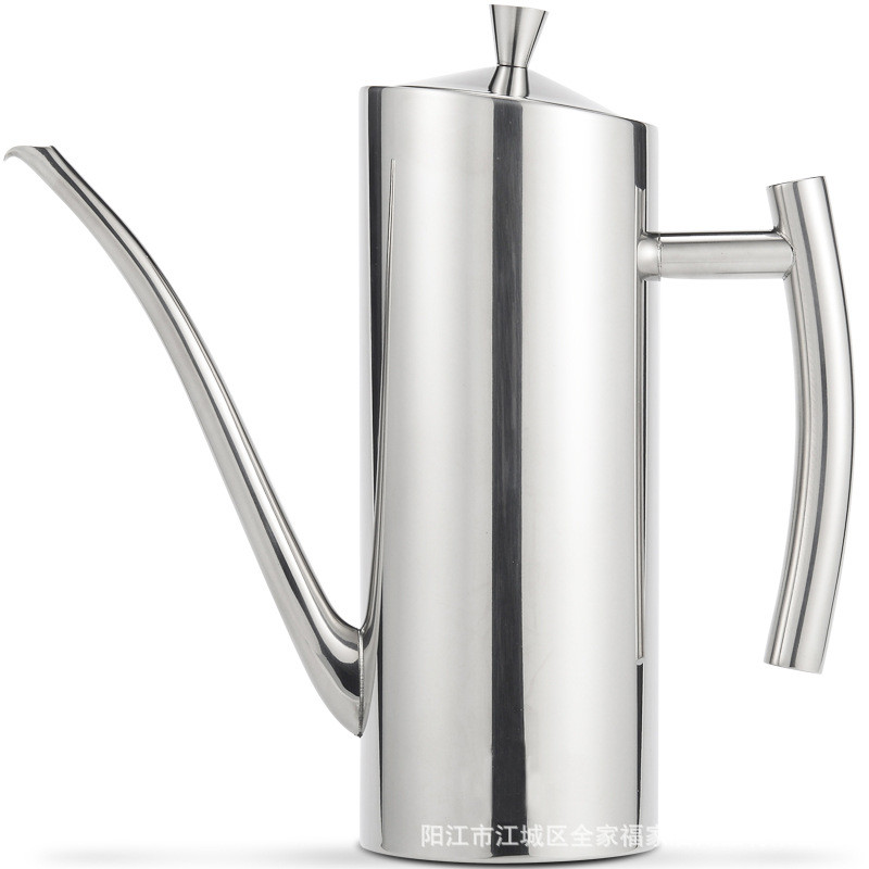 304不锈钢油壶欧式醋防漏酱长嘴油瓶大容量多规格厂家直销