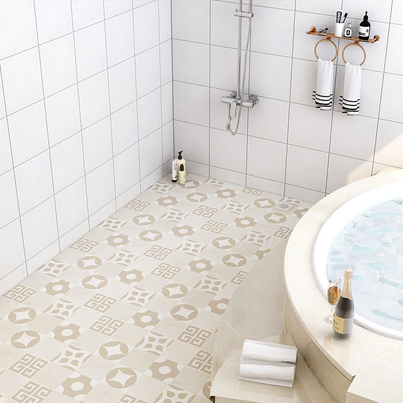 地板贴自粘加厚卫生间防水厕所地贴厨房浴室防滑地面翻新瓷砖贴纸