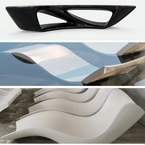 威斯顿玻璃钢休闲椅户外公园创意月亮长椅泳池沙滩躺椅户外家具