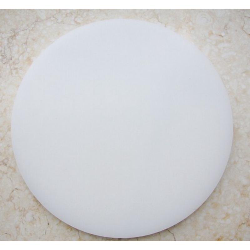 加工雕刻圆形板白色塑料圆塑料pp/pe大直径板圆饼环形加工打孔