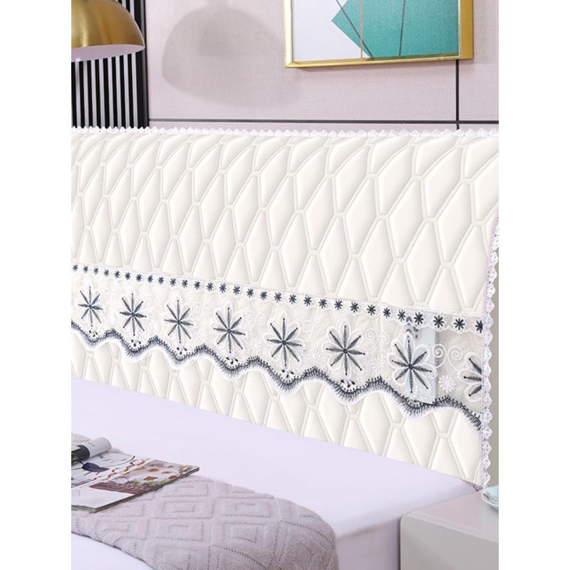 #床头罩套加厚简约新款全包床头罩软包木床通用床靠背套防尘保护