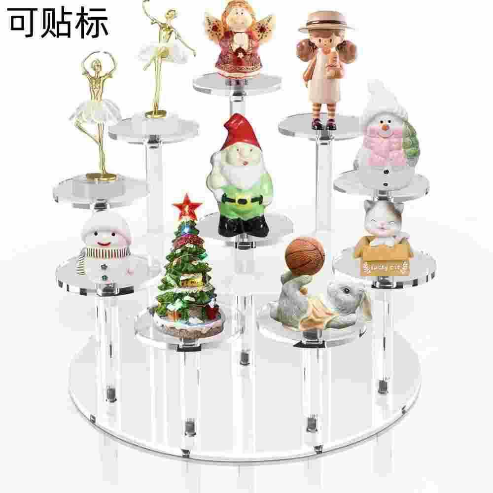 圣诞摆件展示架10柱亚克力透明展示架适用于纸杯蛋糕、首饰陈列,机械设备,其他机械设备,淘宝优惠券,粉丝福利购,淘宝优惠卷