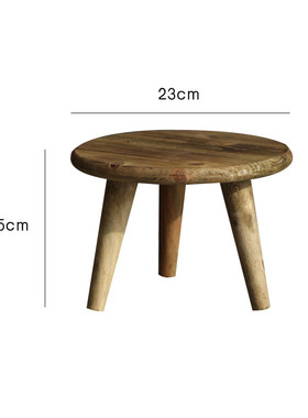 木质迷你小板凳小凳子装饰摆件花园拍摄道具阳台杂货庭院创意个性