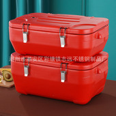 30升不锈钢食品车载便携式 保温箱保鲜保温提手全pu冷藏箱