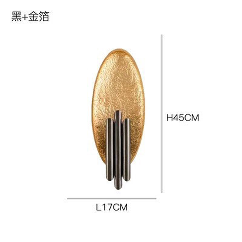 后现代简约创意墙壁灯卧室北欧床头过道鎏金楼梯间设计师走廊壁灯