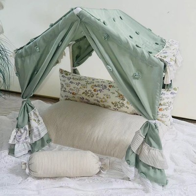 宠物帐篷尔济猫窝泰迪比熊约克夏马狗窝斯四季通用全可拆洗