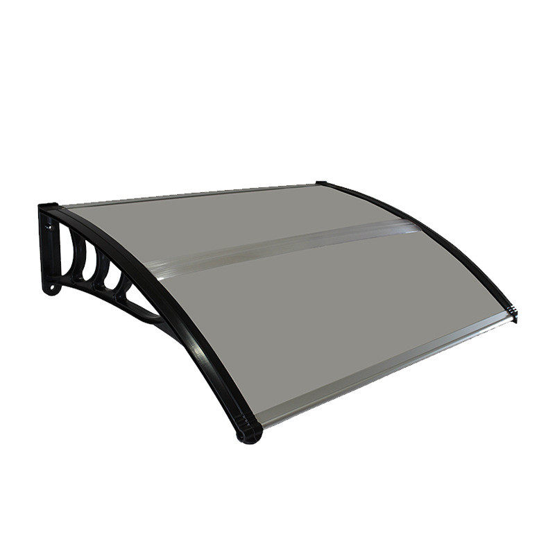 厂家批发无声雨棚简单阳台 pc板窗户雨阳篷 安装棚空调雨搭
