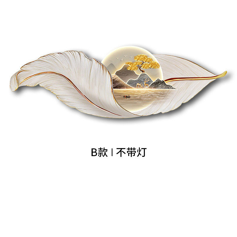 现代羽毛灯沙发背景墙装饰画轻奢画高档大气北欧客厅挂画现代简约,家居饰品,现代装饰画,淘宝优惠券,粉丝福利购,淘宝优惠卷