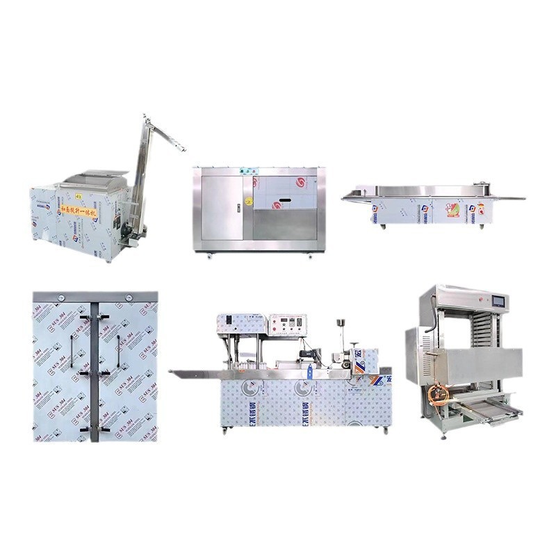 厂家商用馒头流水线蒸馍设备一体机圆馒头不锈钢全自动馒头生产线