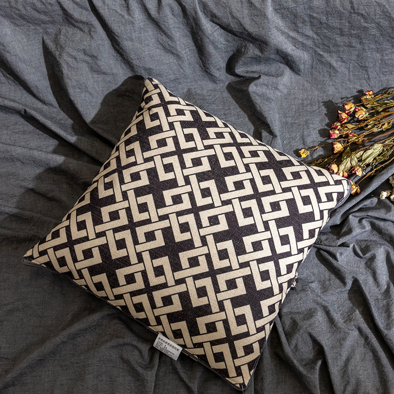 of9d夏天棉麻被空调被毯车上靠枕办公室午睡抱枕被子两用大号