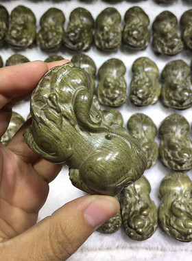貔貅把玩件木雕挂件阴沉木文玩手把件乌木把玩件摆件金丝楠木