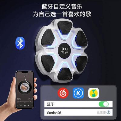 智能音乐拳击机家用成人墙靶儿童打击反应室内电子靶散打训练器材