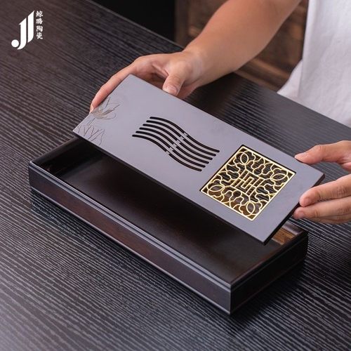 热销九竹荷花高山楠竹干泡盘胡家用茶托功夫办公桃色高档储水茶盘