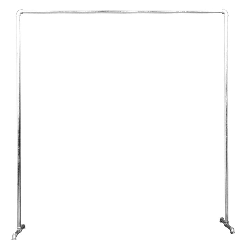 i9at镀锌钢管落地挂架衣架单双杆水管架晒被子衣服架子加粗