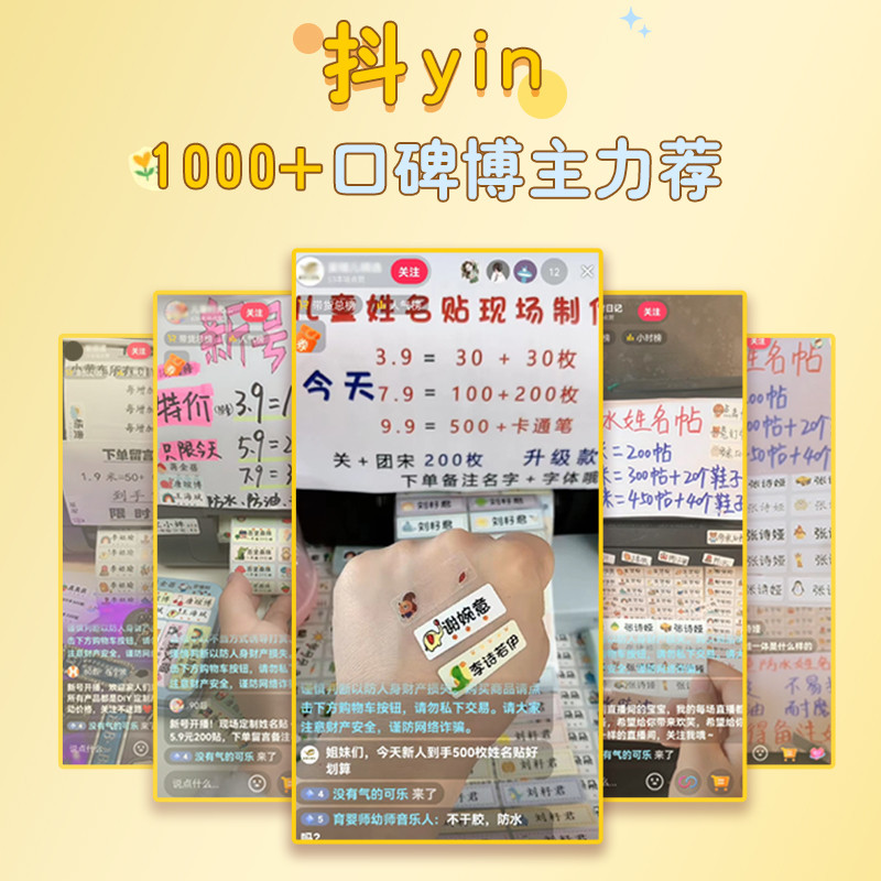 TSC T-4502/4503E姓名贴专用标签打印机定制学生印名字贴纸幼儿园