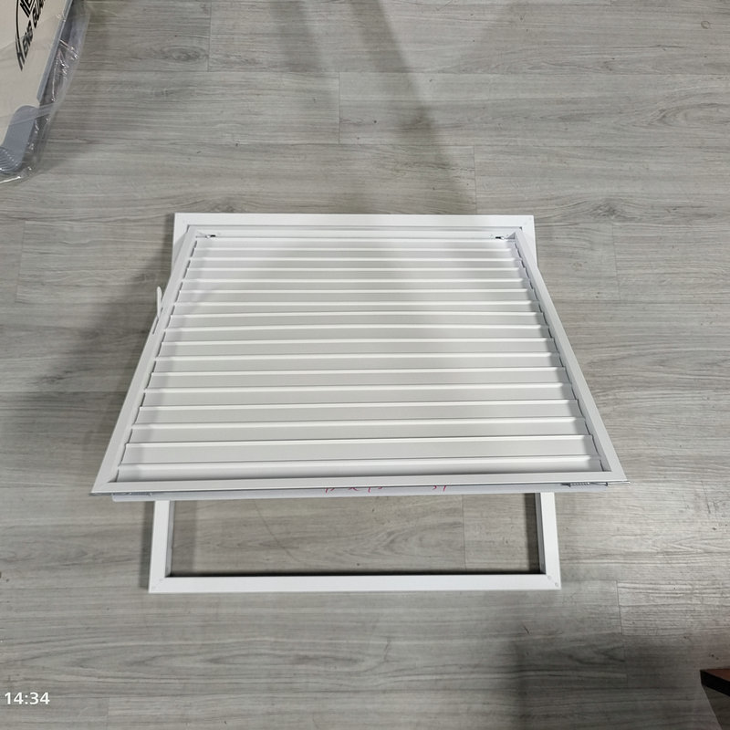 铝合金连动室外风口可调风机开关活动百叶窗百叶防雨室内出风口