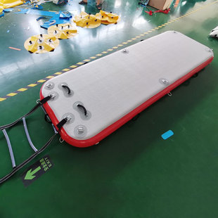 水上充气床海上垂钓钓鱼浮台充气浮排充气拉丝气垫厂家毯魔