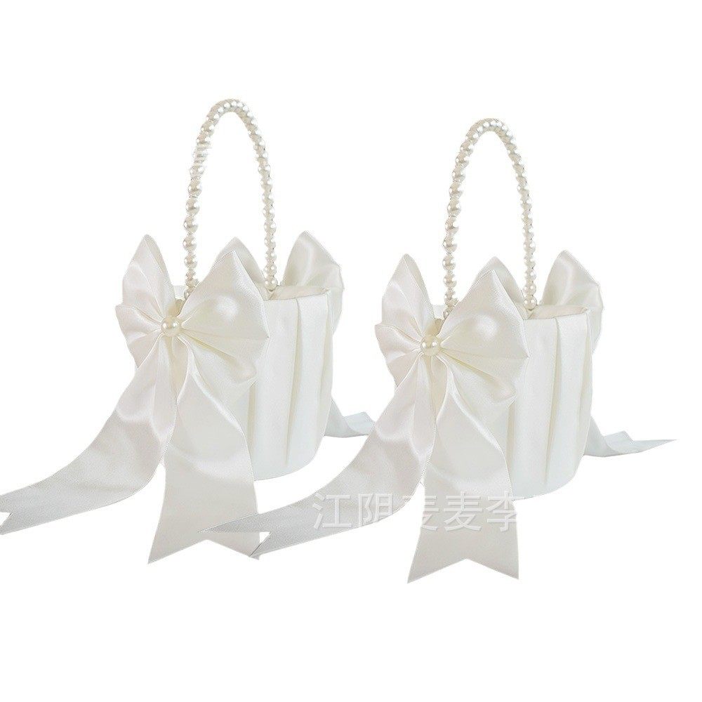 花童花篮子西式婚礼花篮撒花结婚花童撒花珍珠手提花篮珍珠蝴蝶,节庆用品/礼品,礼花/礼炮,淘宝优惠券,粉丝福利购,淘宝优惠卷