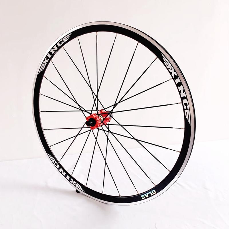 热销新创XINC框高30MM公路自行车碟刹六丁桶轴直拉破风扁条700C轮
