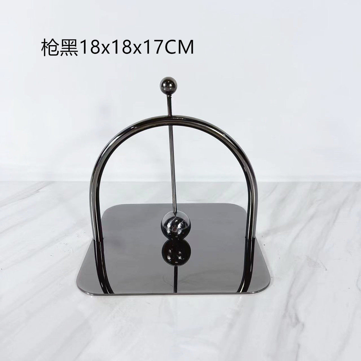 现代不锈钢纸巾底座方形金属方巾座酒店餐厅餐巾架创意压纸座,收纳整理,纸巾盒,淘宝优惠券,粉丝福利购,淘宝优惠卷