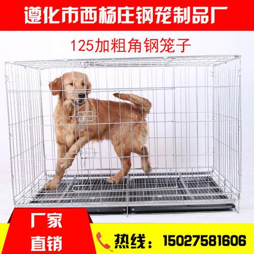 角钢大中小型狗笼子金毛折叠笼厂家直销狗笼鸡笼兔笼批发